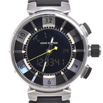 Louis Vuitton Tambour In Black Q118F Analog&digital Quartz Men's Watch C#146738. Fixed Price $844.35.