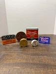 Advertising Tins Remington Caps Waltham Watch Belmont Nail Box Lot Of 6 Small. Fixed Price $35.74.