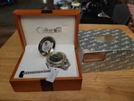 Colibri Of London Pocket Watch New With Wooden Box. Fixed Price $39.99.