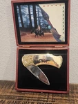 Western Era Native Amererican Commemorative Pocket Knife In Wood Box Great Gift. Fixed Price $15.00.