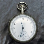 Elgin Gr 74 Mod 5 Train Pocket Watch 18S 11J 1890 Runs Nickel Silver Case. Fixed Price $175.50.