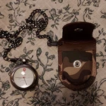Da Vinci Swiss Time Quartz Pocket Watch Analog Camouflage Case , Compass. Fixed Price $39.95.