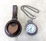 Vintage Limited Marlboro Swiss Army Leather Pocket Watch. Fixed Price $64.00.