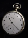 Antique 1900'S Ny Standard 7 Jewel Pocket Watch Silverode Case Runs Sporadically. Fixed Price $129.00.