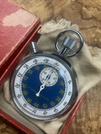 Swiss Made Compass Instrument 1/10 Vintage Mechanical Wind Up Stopwatch With Box. Fixed Price $65.00.