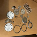 Helvetia Gstp Vintage Pocket Watch Spares. Most Parts Available. Swiss Ww Ii. Fixed Price $13.31.