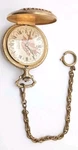 Vintage Swiss Made 17 Jewels Liberty Bell & Bald Eagle Pocket Watch Gold Tone. Fixed Price $69.85.