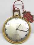 Vintage Gents Wakmann 17-JEWELS. Yellow Gold Plated Pocket Watch 43 Mm. Fixed Price $75.00.
