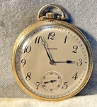 1920 Howard Pocket Watch Series 7, 17 Jewel, Gold Filled Case - Running. Fixed Price $300.00.