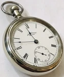 Antique Mint 1887 Waltham Massachusetts 18S Pocket Watch Runs Screw Bezel. Fixed Price $295.00.
