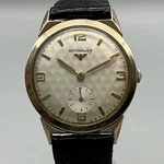 Vintage Wittnauer Golf Ball Mens Watch 32MM Cream Dial 10K Rgp Manual Wind Swiss. Fixed Price $849.99.