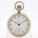 Antique 18S 1911 Elgin Mechanical Open Face Pocket Watch 336 Usa Exhibition Case. Fixed Price $146.90.