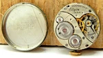 Vintage 1918 Elgin 447 Jewel 10/0S Model Watch Movement Dial Hands & Crown. Fixed Price $24.00.