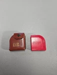 Lev-rule Trademark Pocket Measuring Tape Genuine Leather Case Made West Germany. Fixed Price $19.99.