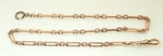 Antique Simmons Signed Gold Filled 13.5" Fancy Link Pocket Watch Chain. Fixed Price $150.00.