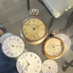 Ingraham Elgin Waltham Vintage Pocket Watches Gold Brass Case Analog. Fixed Price $50.00.