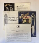 The Franklin Mint Monster Movie Collector Knife Vintage Printed Promo. Fixed Price $13.13.