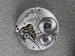 Trenton Watch Co Reliance Pocket Movement With Dial Model 2 7J For Parts. Fixed Price $29.00.