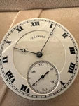 Antique Illinois 17 Jewel Bach & Co Pocketwatch Movement. Fixed Price $175.00.