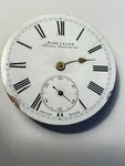 Antique 18 Size Samuel Mechanical Pocket Watch Movement Swiss (for PARTS)0728K. Fixed Price $30.00.