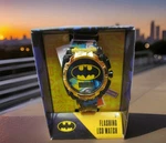 Dc Comics Batman Watch Flashing Lcd Kids Accutime New Box. Fixed Price $9.95.