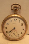 Capitol Buren Watch Co Open Face 16 Size Railroad Pocket Swiss Movement. Fixed Price $149.95.