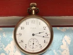 Elgin Pocket Watch 15 Jewels Wadsworth Warranted 20 Years. Fixed Price $229.95.