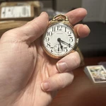 Waltham 21 Jewel Railroad Crescent Streak Pocket Watch. Fixed Price $325.00.