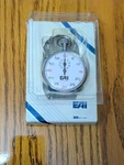 Eai Lever 13 Jewels Stopwatch- Works; Has Cracked Plastic Crystal. Fixed Price $30.00.