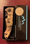 Dakota Stainless Liner Lock Pocket Knife With Clip #7514 Camo Nib. Fixed Price $7.50.