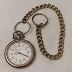 Victorinox Swiss Army Pocket Watch With Chain New Battery Working. Fixed Price $109.80.