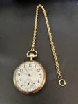 Waltham Pocket Watch Model 1908. Gold Filled. Size 16S, Jewels, Serviced/runs. Fixed Price $369.95.