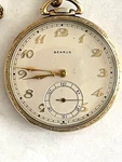 10K Rolled Gold Plate Benrus Keystone Victory 17 Jewel Pocket Watch Working. Fixed Price $189.00.