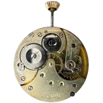 Antique 12S 1913 Omega Mechanical Open Face Pocket Watch Movement Fancy Roman. Fixed Price $113.00.