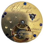 Antique 10S 1865 Waltham Key Pocket Watch Movement P.s. Bartlett Civil War Era. Fixed Price $158.20.