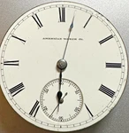 * 18S Antique 1878 Waltham Tracy 15J 1877 Pocket Watch Movement Dial Runs P16. Fixed Price $69.99.