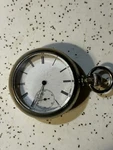 Longines Antique Silver Pocket Watch Roman Numerals Mechanical 1880S. Fixed Price $250.00.