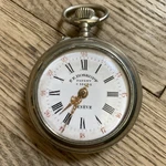 F.e. Roskopf Patent 18632 Geneve Pocket Watch - Works/ticks. Fixed Price $100.00.