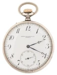 Patek Philippe Pocket Watch - & Cei Signed Dial Movement In Vgc. Fixed Price $4430.46.