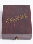 Antique E. Howard Watch Co. Wooden Pocket Box W/green Lining!. Fixed Price $99.95.