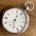 1879 Illinois Grade 18S 7J Open Face Coin Silver Key Wind Pocket Watch. Fixed Price $299.00.