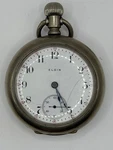 1907 Elgin 15J Pocket Watch Silveroid Case Vintage 16S Montgomery Dial. Fixed Price $70.00.
