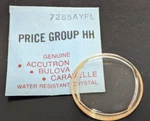 Genuine New Bulova 31 Mm Watch Crystal Armored Gold Tone Ring 7285AY Fl. Fixed Price $14.24.