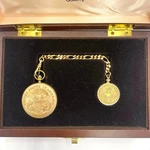 Colibri Quartz United States Pocket Watch Twenty Dollar Gold Coin, Box & Manual. Fixed Price $35.60.