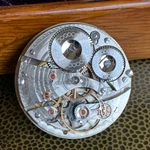 1901 Waltham Riverside 16S 17 Jewels Openface Pocket Watch Movement Runs. Fixed Price $129.00.