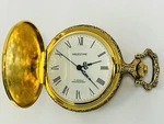 Vintage Baylor Pocket Watch 17 Jewels Full Hunter Case Swiss Made Runs AT624-167. Fixed Price $50.00.