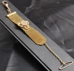 Antique Edwardian Ornate Pocket Watch Fob Chain Dfb Co. Fixed Price $100.73.