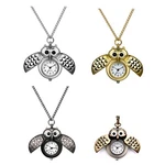Novelty Owl Arabic Numerals Quartz Pocket Watch Pendant Necklace Chain For Gift. Fixed Price $11.99.