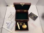 Jules Jurgensen Gold-tone Quartz Pocket Watch Set W/ Matching Chain And Knife.. Fixed Price $75.00.