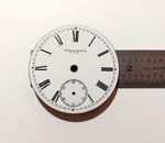 Vintage Original Pocket Watch Dial Trenton 45.0 Mm Roman Numerals White 3 Feet. Fixed Price $19.95.